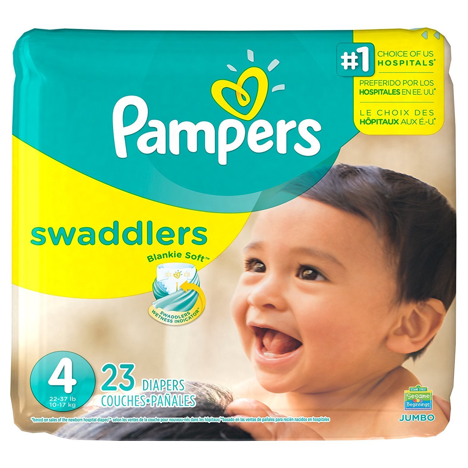 pampers swaddlers diapers size 4