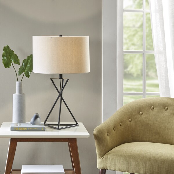 black living room table lamps