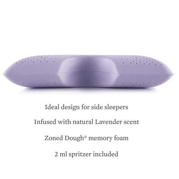 zoned dough lavender pillow
