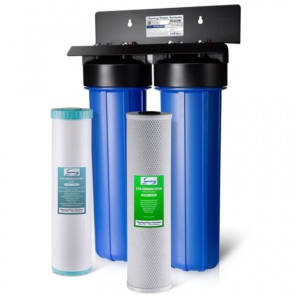 iSpring 2-Stage Iron Manganese Reduction Big Blue Whole ...