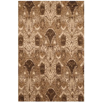 HERAT ORIENTAL Handmade Chenille Flatweave Ikat Rug - 2' x 3'