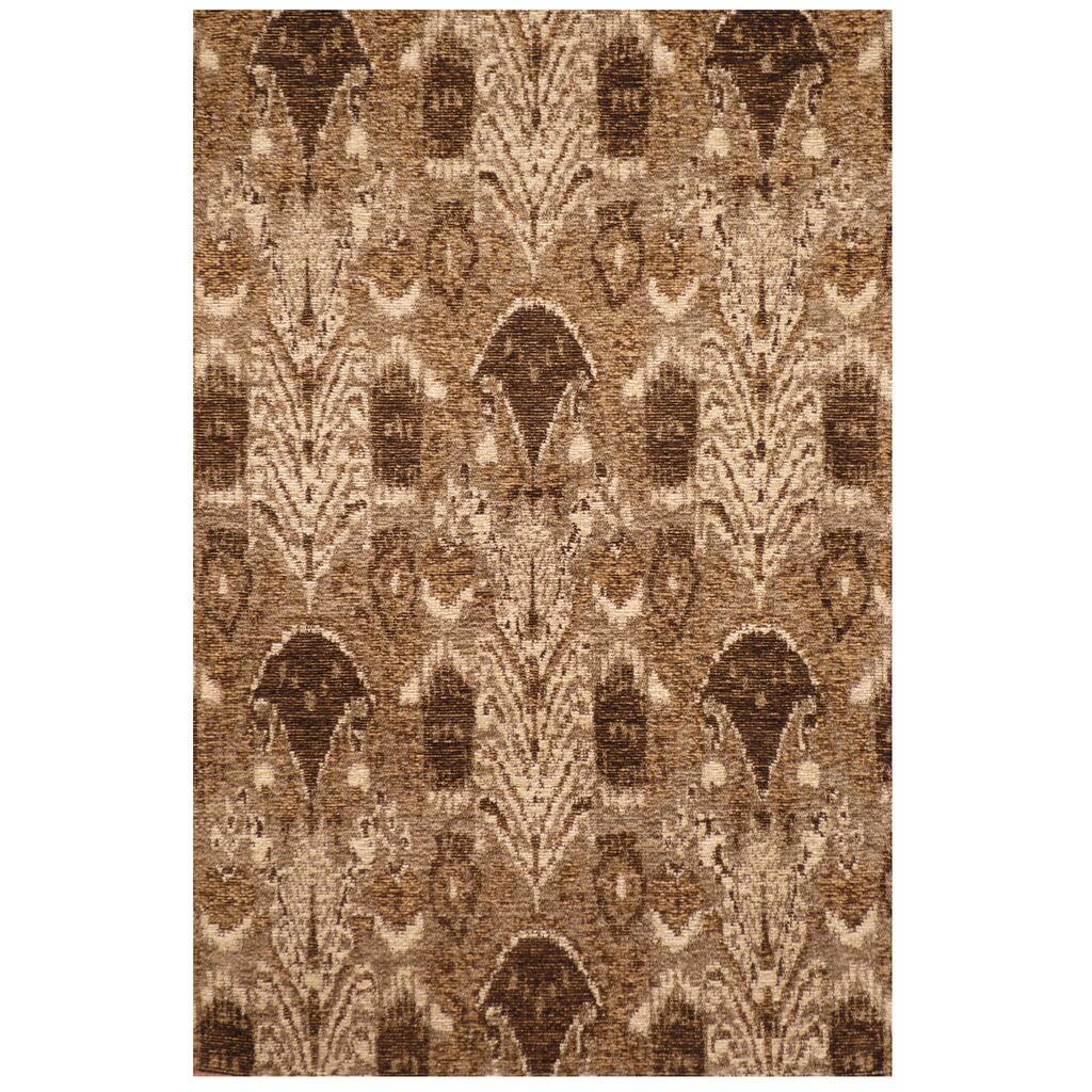 HERAT ORIENTAL Handmade Chenille Flatweave Ikat Rug - 2' x 3'