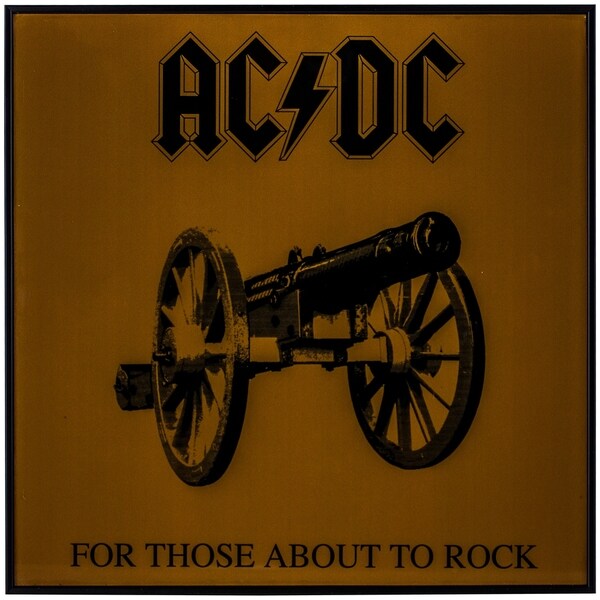 Shop American Art Decor Ac Dc About To Rock Framed Album Cover