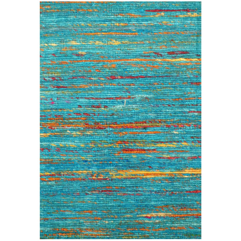 HERAT ORIENTAL Handmade Chenille Flatweave Rug - 1'6" x 2'