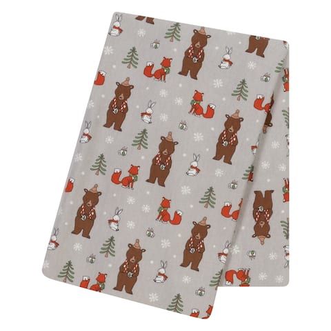 Trend Lab Cup of Cocoa Jumbo Deluxe Flannel Swaddle Blanket