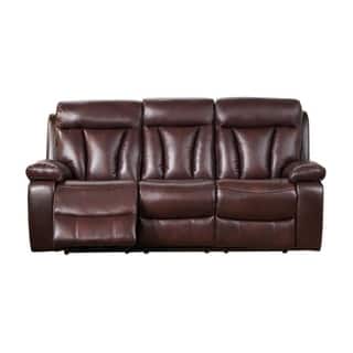 Burgundy Leather Sofas Couches Online At Our Kathleen Leather Sofa Recliner