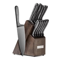 shop chicago cutlery 15 piece knife block set on sale free