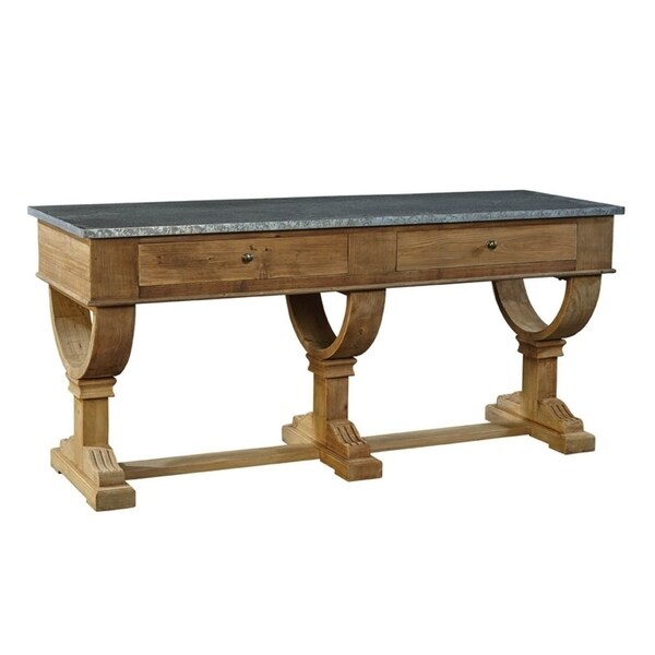 Albus Console Table With Zinc Top