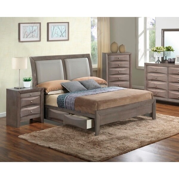 LYKE Home Nora King Two Drawer Storage Bed Bed Bath Beyond 17524766