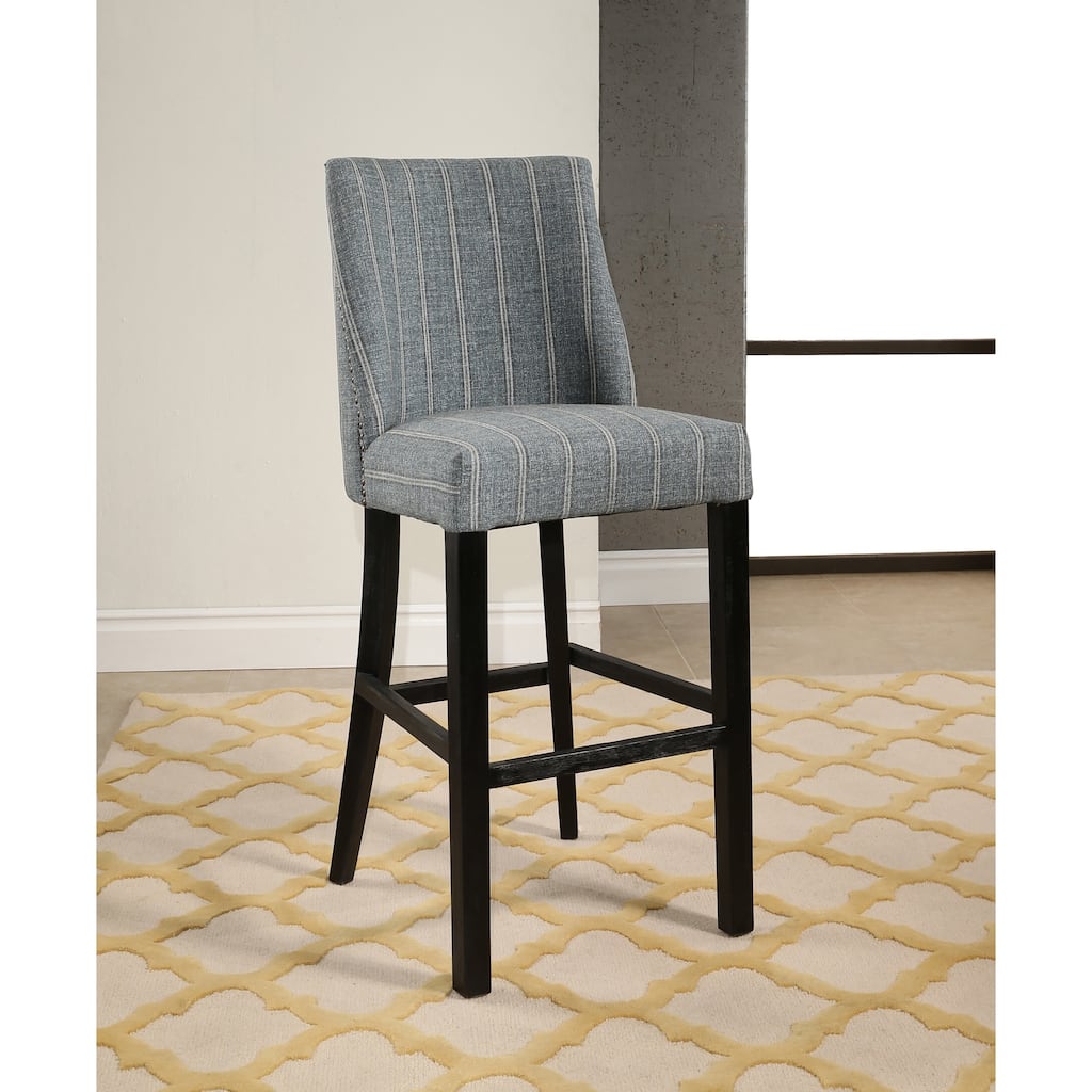 Abbyson Somerset Pinstripe 30-inch Bar Stool
