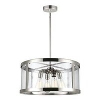 Feiss Harrow 4 Light Polished Nickel Pendant