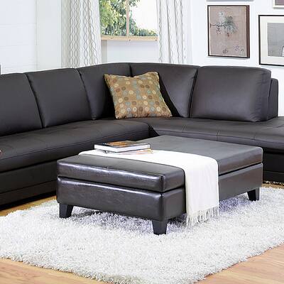 Shop By Cast Leather Flip Top Storage Bench Ottoman Free