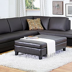 Shop By Cast Leather Flip Top Storage Bench Ottoman Free