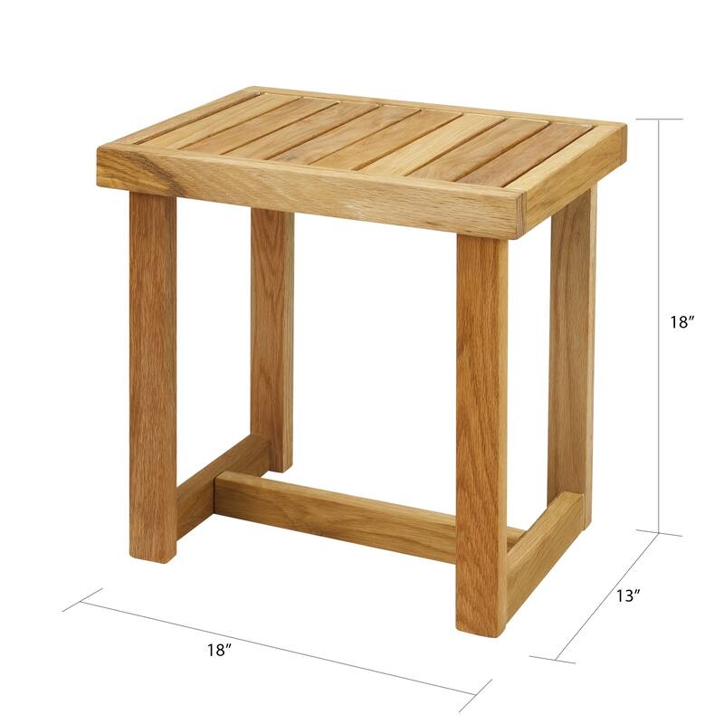 American Trails Natural 18-inch Shower Bench