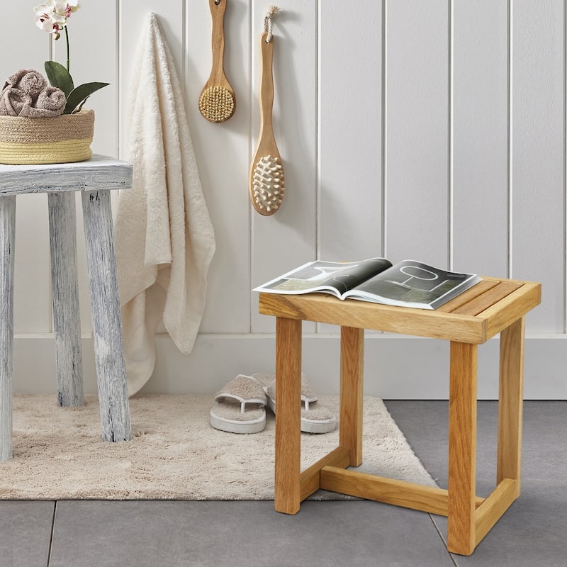 American Trails Natural 18-inch Shower Bench
