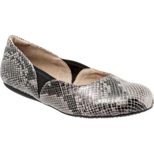 Offer Sale Women SoftWalk Norwich Black/White Snake Print Leather Offer Sale Women SoftWalk Norwich Black/White Snake Print Leather