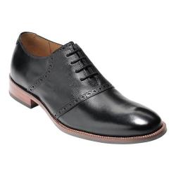 men's black saddle oxford shoes