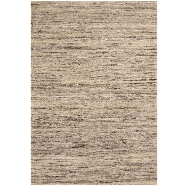 Handmade Chenille Flatweave Rug (India) - 5'6" x 7'7"