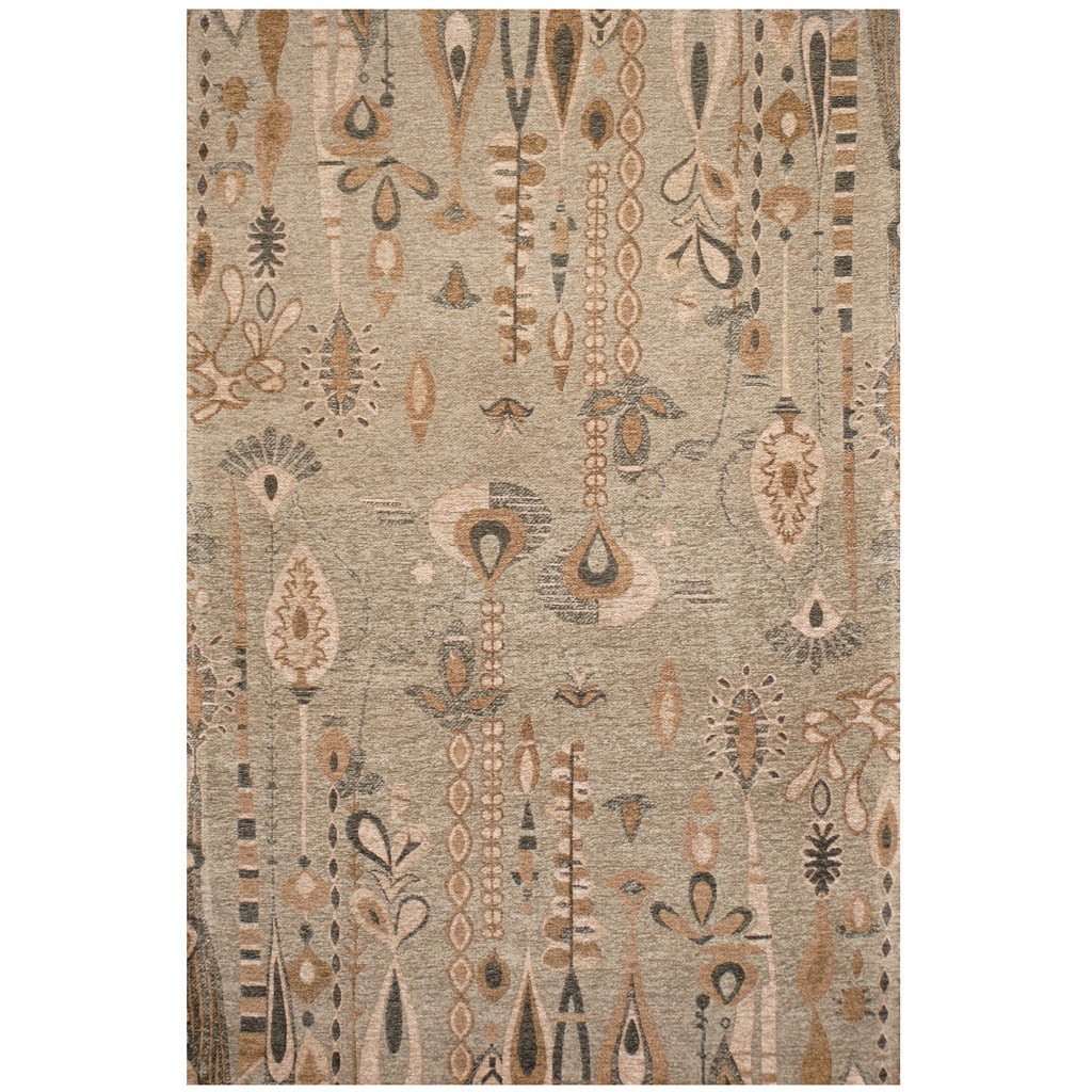 HERAT ORIENTAL Handmade Chenille Flatweave Ikat Rug - 4' x 6'