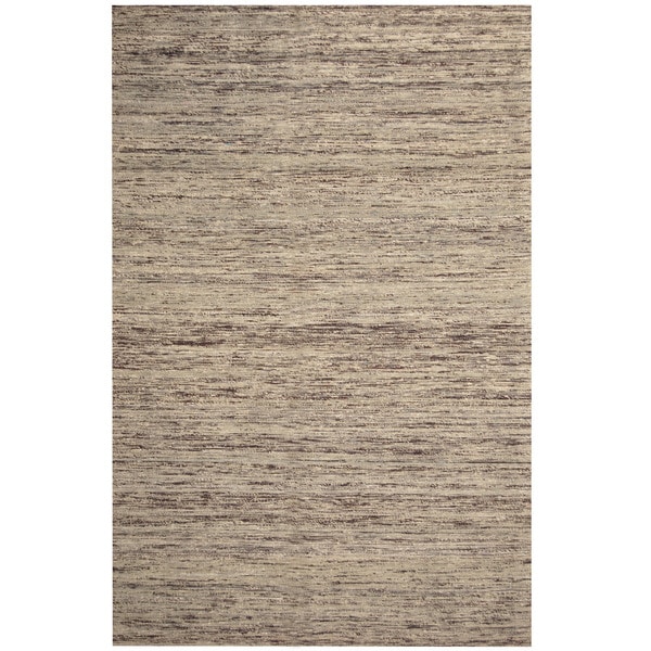 Handmade Chenille Flatweave Rug (India) - 6'6 x 9'6
