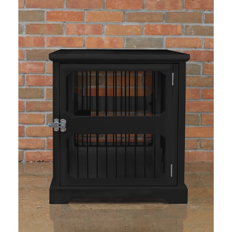 Slide Aside Dog Crate & Kennel End Table