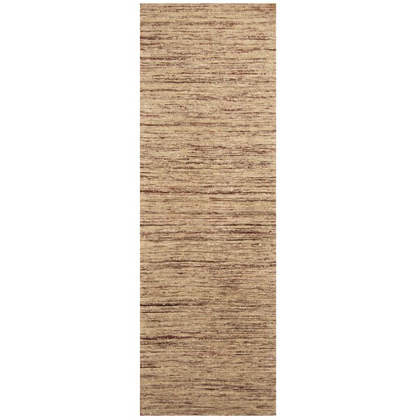 Handmade Chenille Flatweave Runner (India) - 2'8 x 8'
