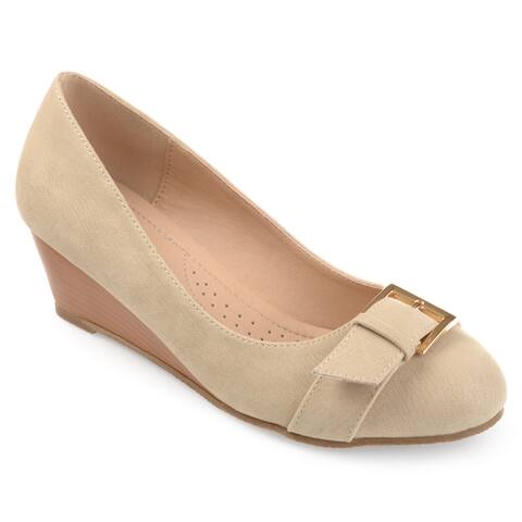beige wedges wide fit