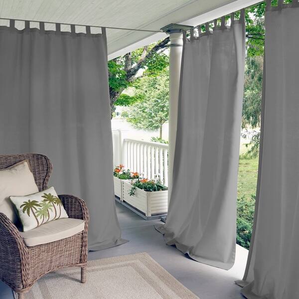 Shop Matine Indoor Outdoor Curtain Panel 108 L In Grey As Is