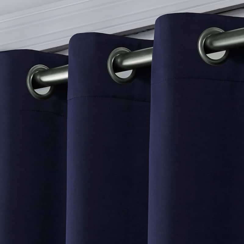 Porch & Den Boosalis Sateen Thermal Woven Blackout Patio Curtain Panel
