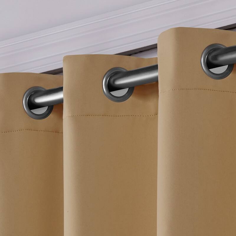 Porch & Den Boosalis Sateen Thermal Woven Blackout Patio Curtain Panel