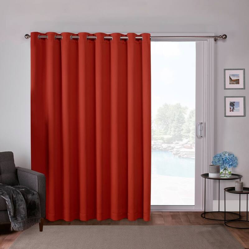 Porch & Den Boosalis Sateen Thermal Woven Blackout Patio Curtain Panel