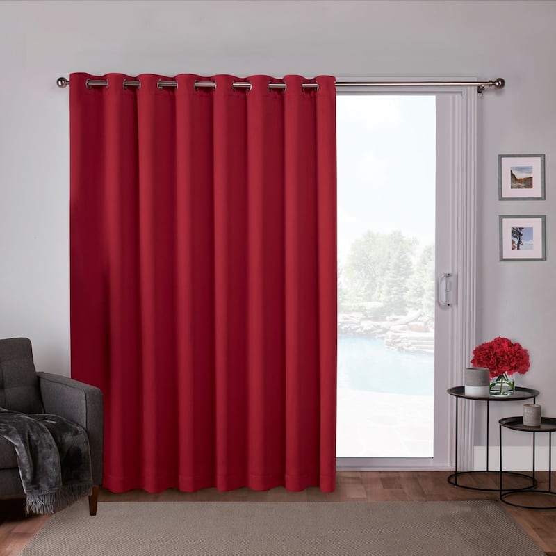 Porch & Den Boosalis Sateen Thermal Woven Blackout Patio Curtain Panel