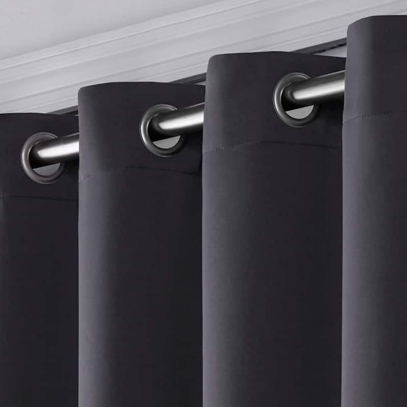 Porch & Den Boosalis Sateen Thermal Woven Blackout Patio Curtain Panel