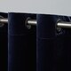 preview thumbnail 32 of 46, ATI Home Velvet Heavyweight Light Filtering Grommet Top Curtain Panel Pair