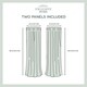 preview thumbnail 10 of 46, ATI Home Velvet Heavyweight Light Filtering Grommet Top Curtain Panel Pair