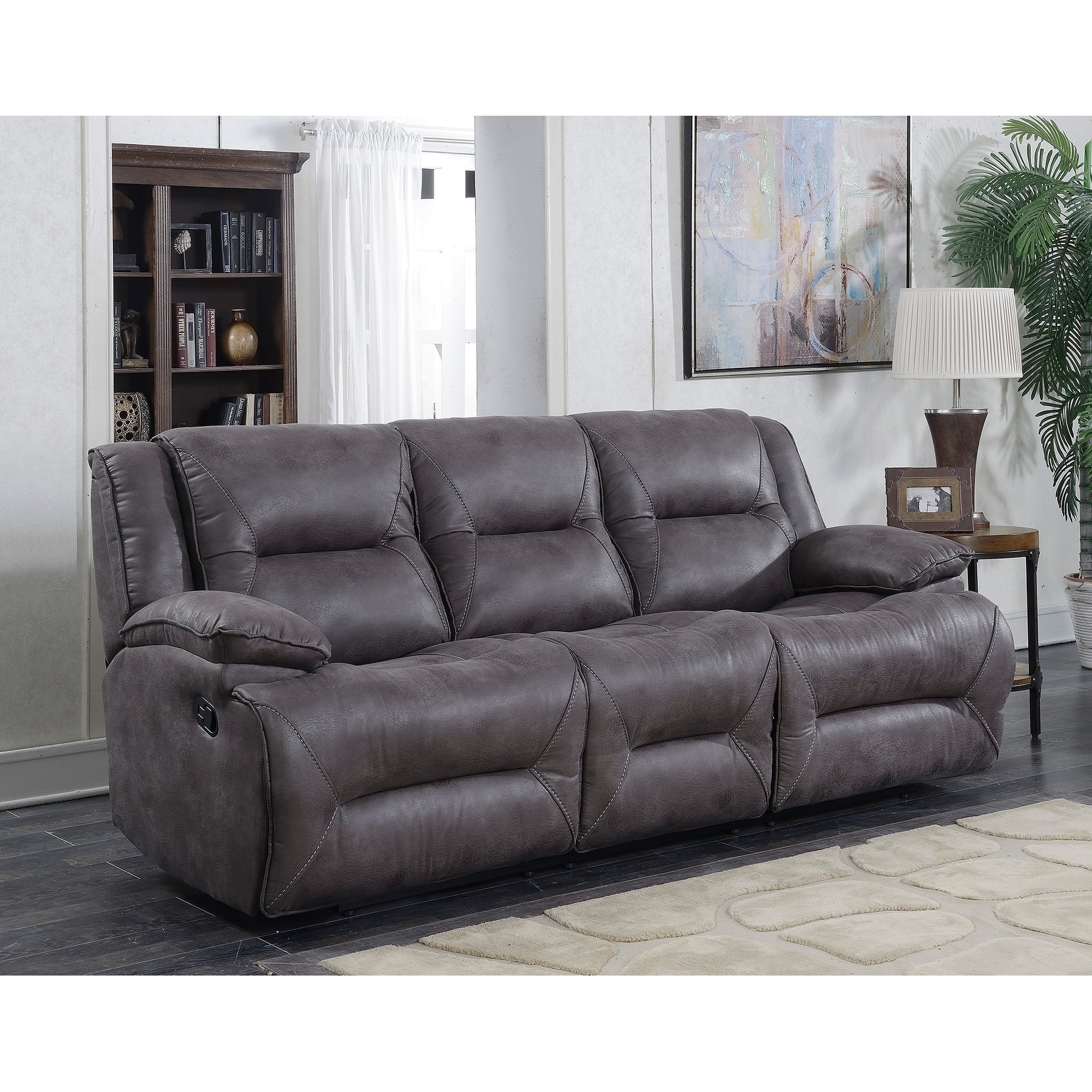 Dylan Dual Lay Flat Reclining Sofa With Memory Foam Seat Dylan Dual Lay Flat Reclining Sofa