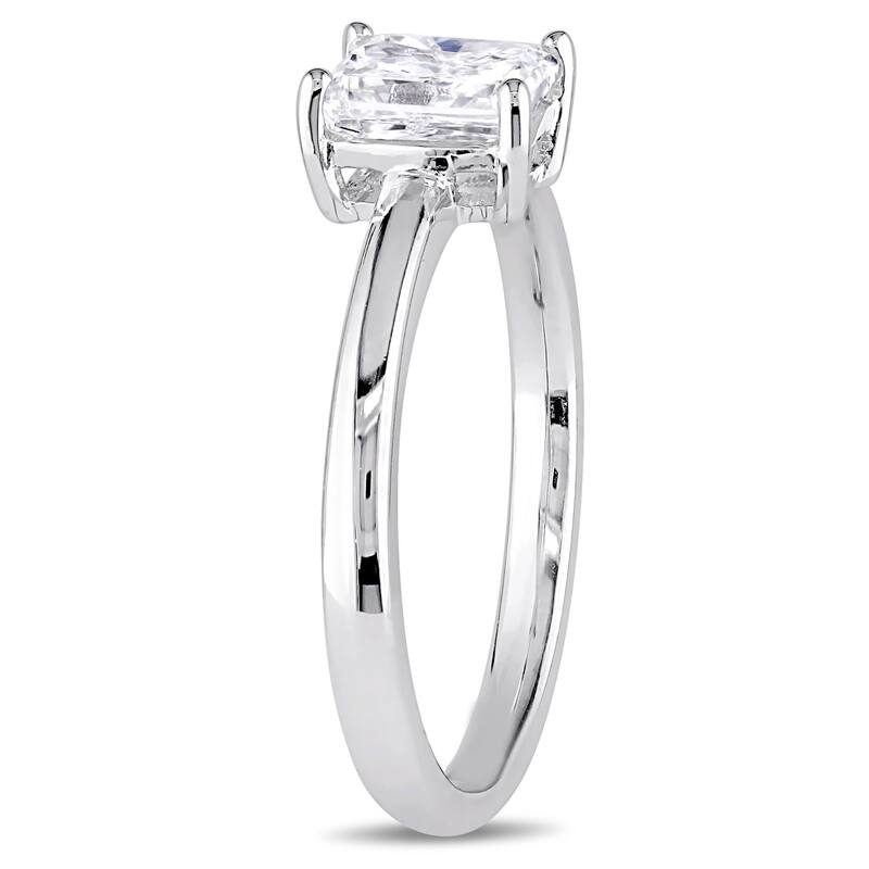 Miadora Signature Collection 14k White Gold 1ct TDW Radiant-Cut Diamond Solitaire Engagement Ring