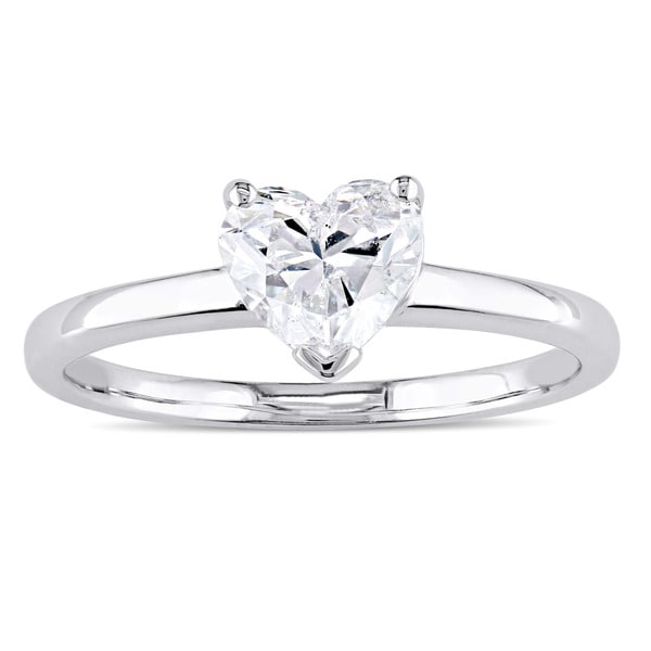 Shop Miadora Signature Collection 14k White  Gold  1ct TDW 