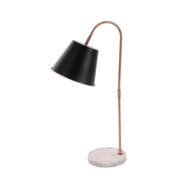Contemporary Marble and Iron Table Task Lamp by Studio 350 - N/A