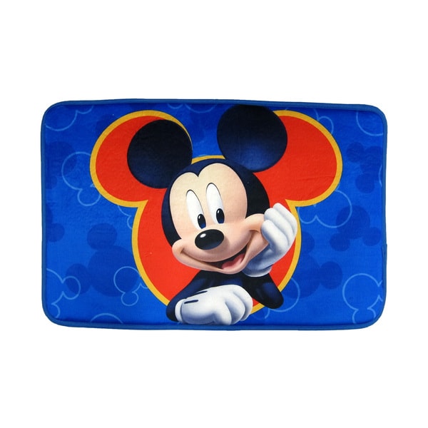 Shop Mickey Mouse Memory Foam Bath Rug Free Shipping On