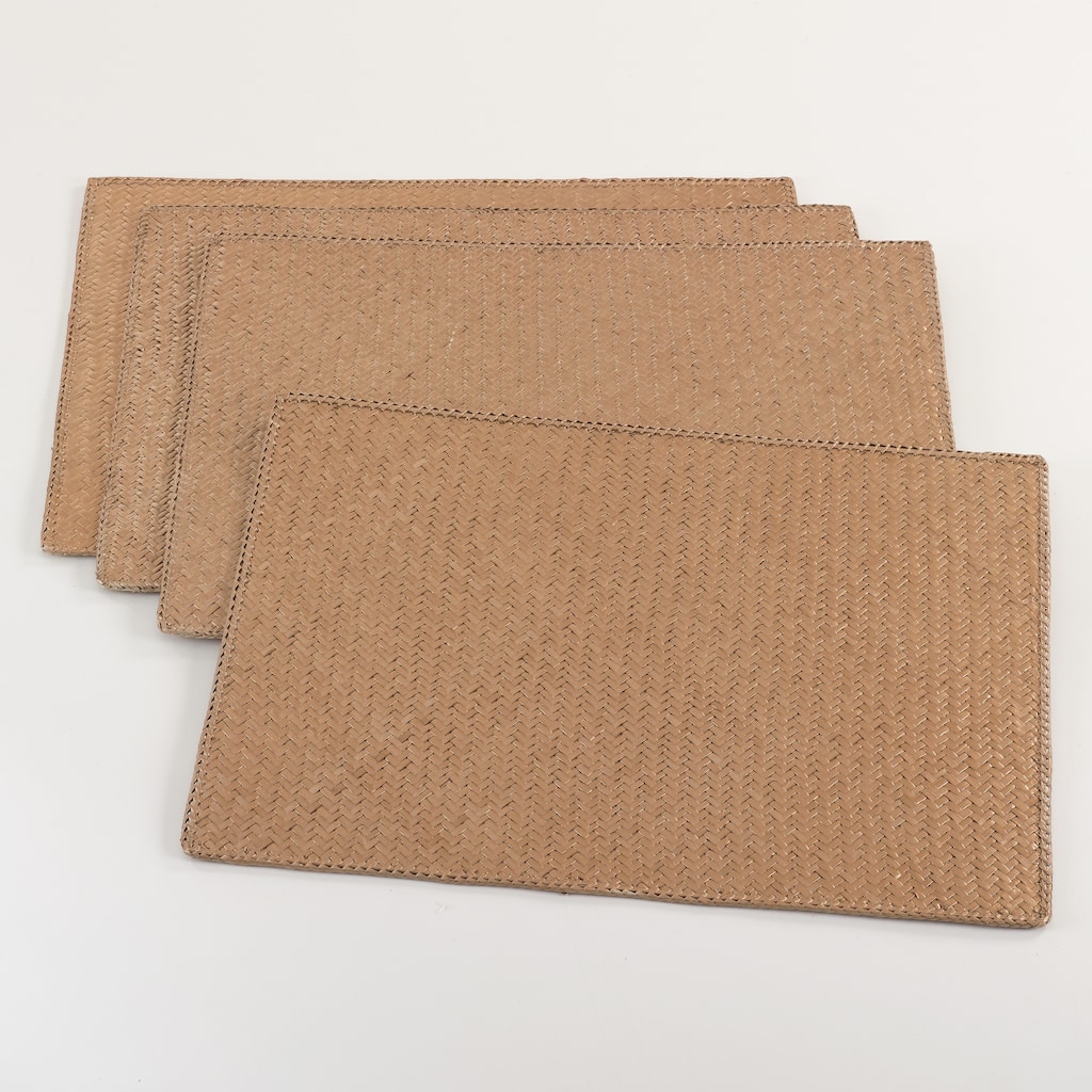 Natural Water Hyacinth Woven Placemat - Set of 4