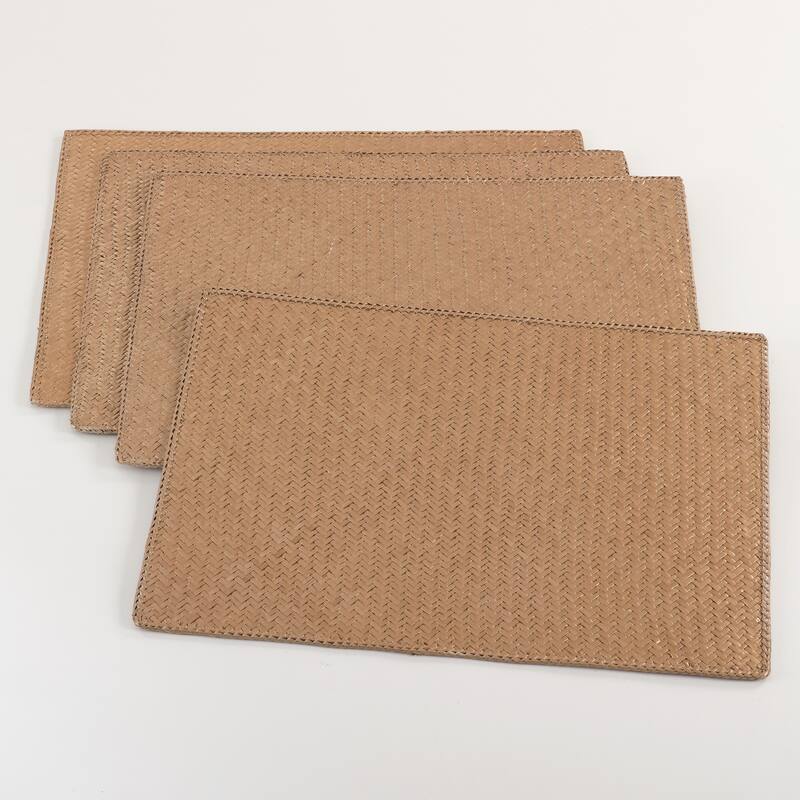Natural Water Hyacinth Woven Placemat - Set of 4