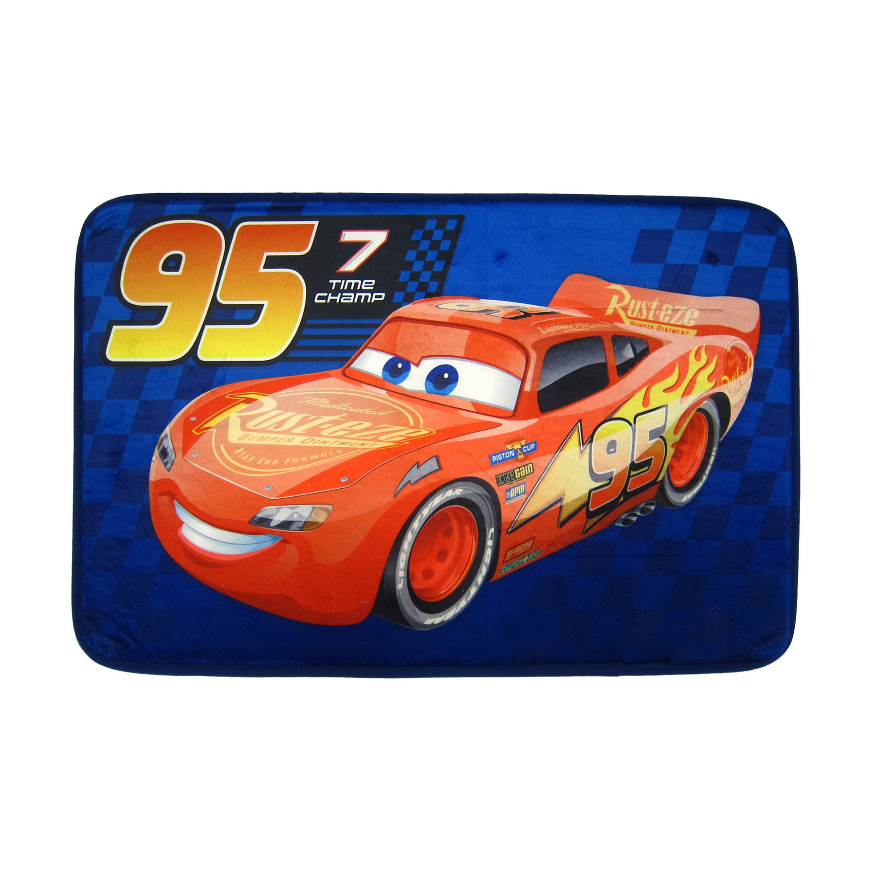 Shop Disney Pixar Cars 3 Memory Foam Bath Rug Overstock 17615529