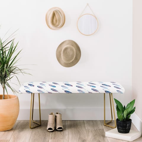 Deny Designs Feather Catcher Bench (2 Leg Options)