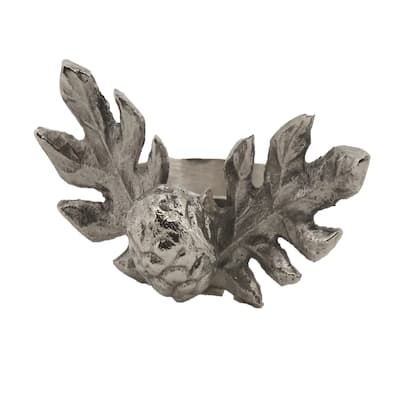 Pinecone Design Rustic Style Napkin Ring - Set of 4