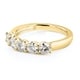 preview thumbnail 7 of 5, Annello by Kobelli 14k Yellow Gold 4/5ct TGW Round Near Colorless Moissanite Wedding Band