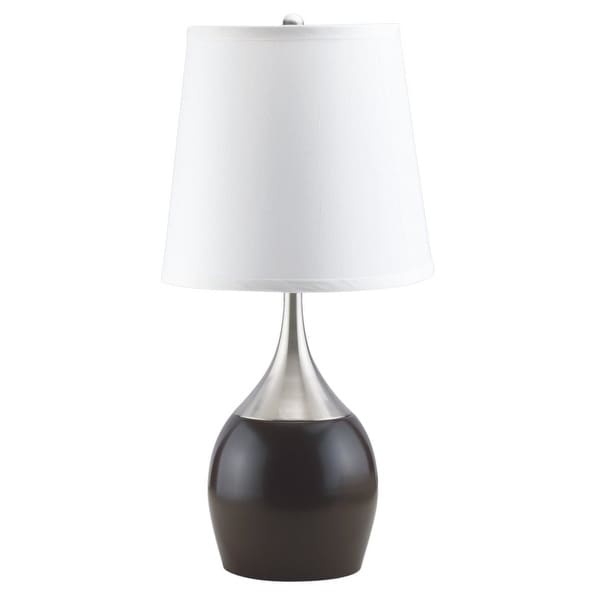 Q-Max Touch-on 24" Table Lamp, Expresso