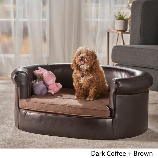 leather dog chair