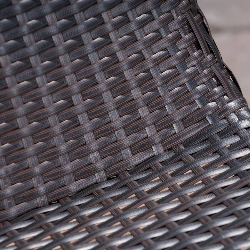 Gila Outdoor Wicker Dining Chair (Set of 2) by Christopher Knight Home