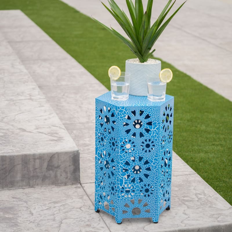 Eliana Outdoor 14-inch Side Table by Christopher Knight Home